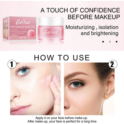 EELHOE Base Gel For Makeup, Pre-makeup Moisturizing And Firming Skin Isolation Base Concealer Cream