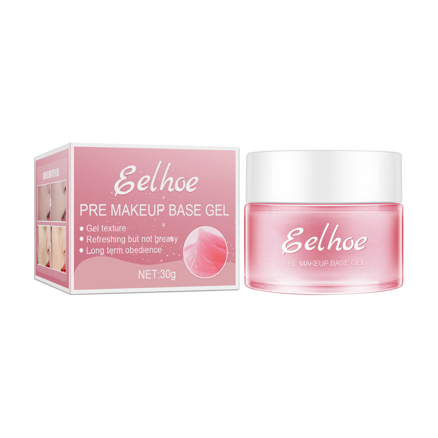 EELHOE Base Gel For Makeup, Pre-makeup Moisturizing And Firming Skin Isolation Base Concealer Cream